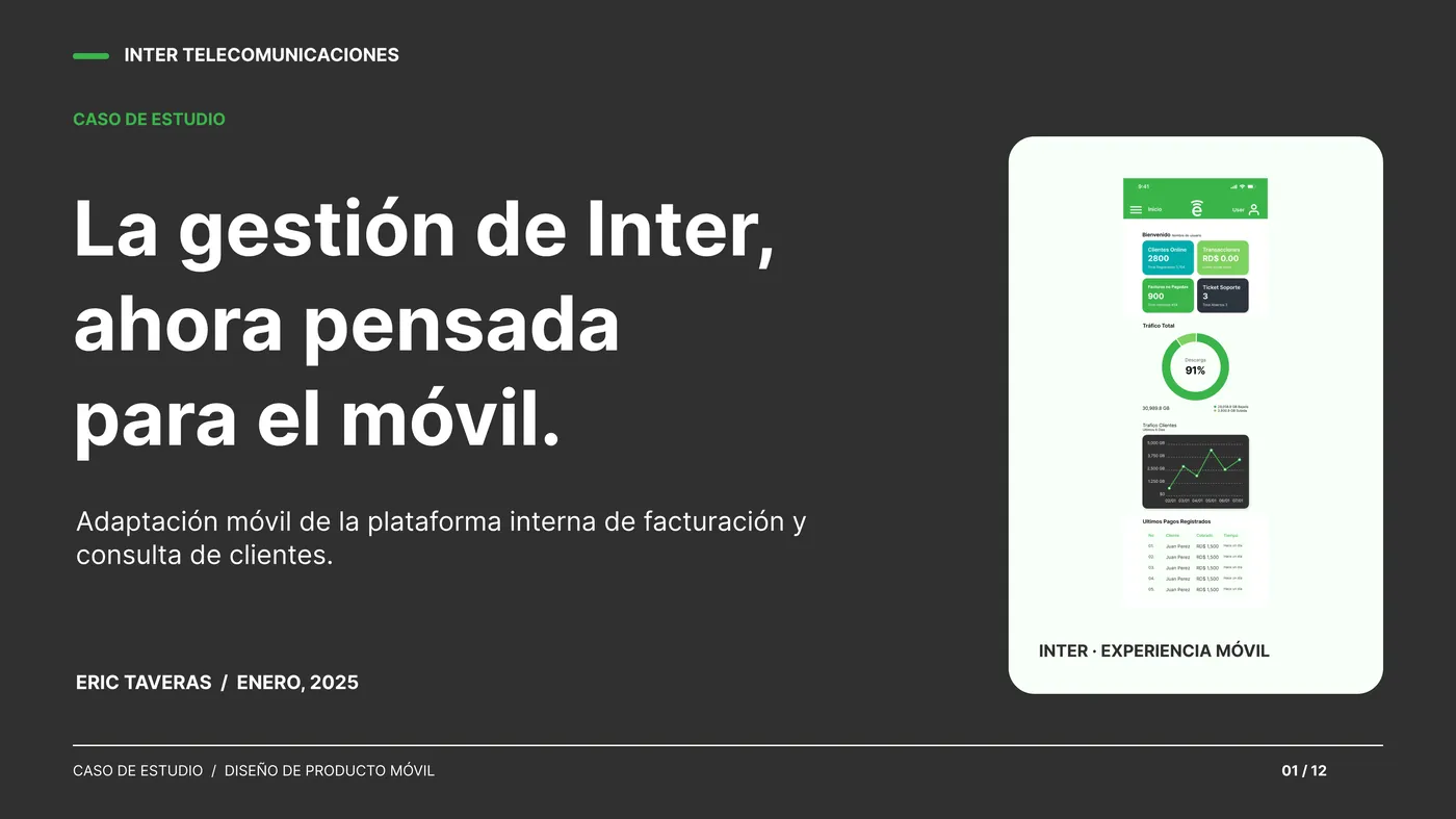 Portada del caso de estudio Inter Telecomunicaciones